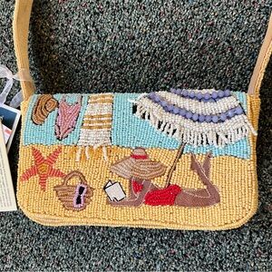 TJMAXX MARSHALLS VIRAL beach women bathing suit summer ocean beaded shoulder bag